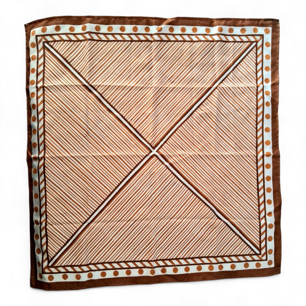 TERRA LINES SILK SCARF