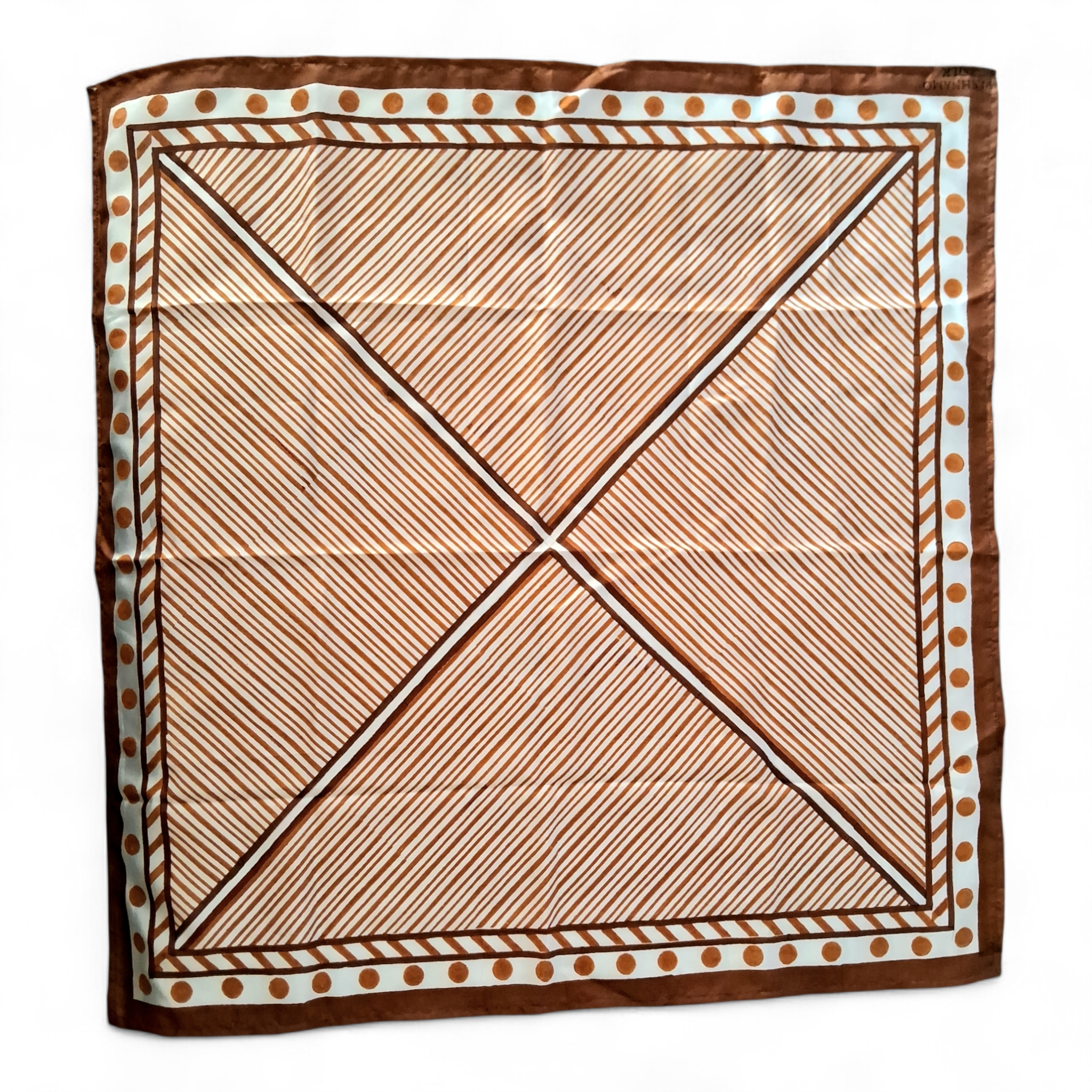 TERRA LINES SILK SCARF