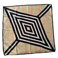VINTAGE GEOMETRIC BIG DIAMOND SILK SCARF