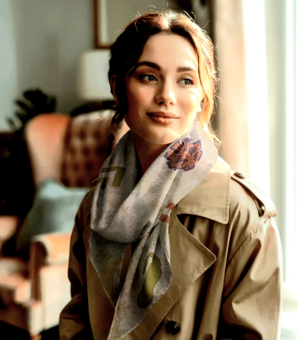 FOLKLORE FUSION SPRINKLED SCARF