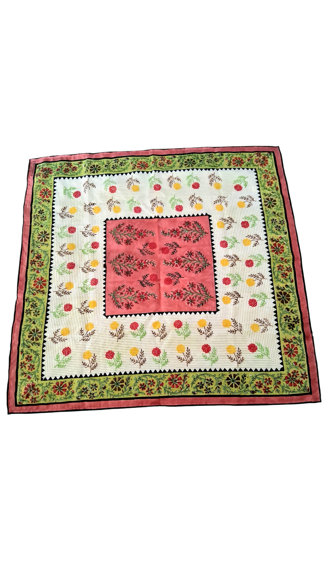 MITHILA FLORAL ART SCARF