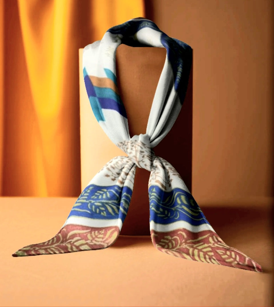 REMINISCENT MADHUBANI ART SCARF