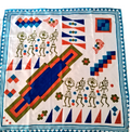 MODERNIST ABSTRACT TRIBAL FUSION ART SCARF