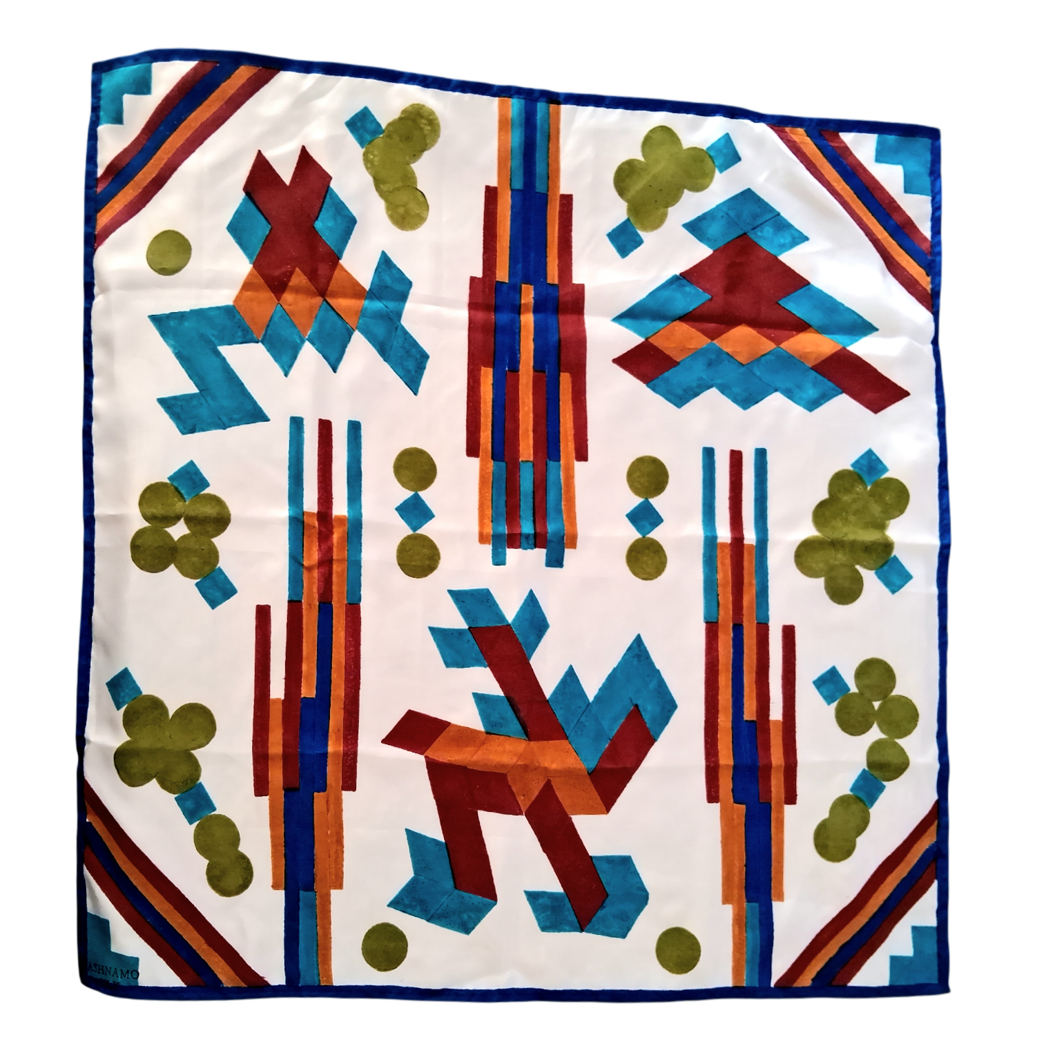 WARLI GEOMETRIC SCARF